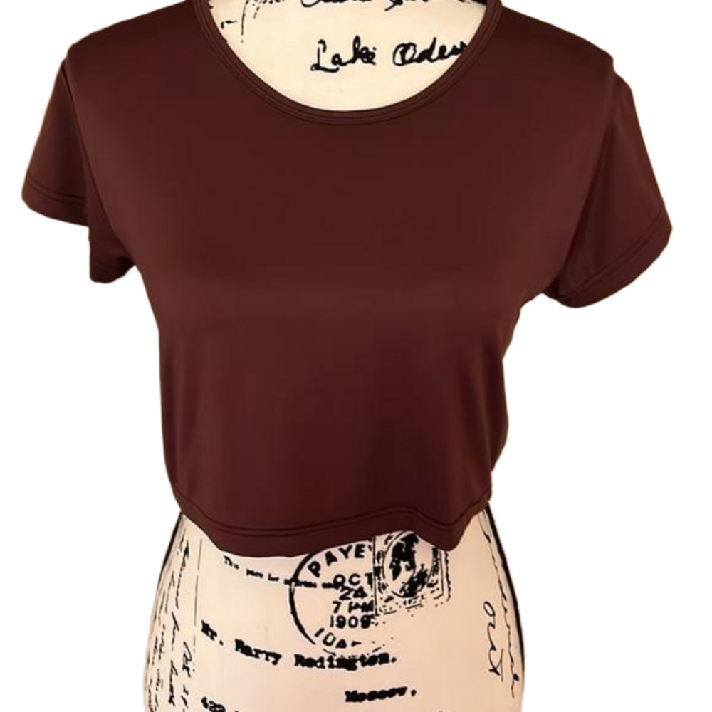 Vintage Boutique Europa brown crop top Size medium